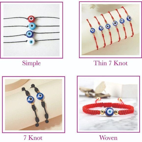 Evil Eye Bracelet and Card Set - Picture 1 of 15